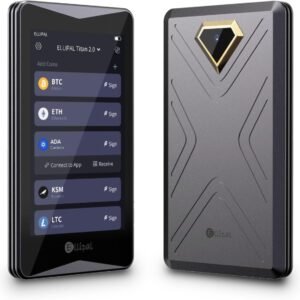 ELLIPAL Titan 2.0 Crypto Cold Wallet, 100% Offline, Air-gapped – Secure Wallet for 10000+ Coins & Tokens & NFTs