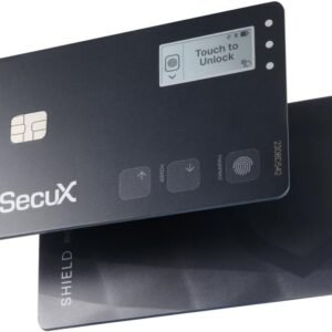 SecuX Shield Bio Crypto Hardware Wallet – Secure Biometric Authentication, Cold Storage Card for NFT, Bitcoin, Ethereum, Cardano, ERC20, BEP20, and More