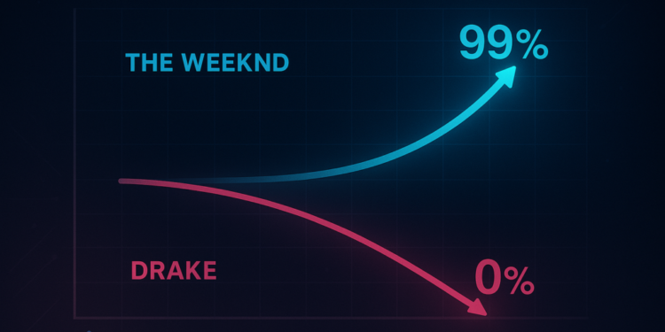 Polymarket Traders Knew The Weeknd Was Going to Beat Drake on Spotify Wrapped