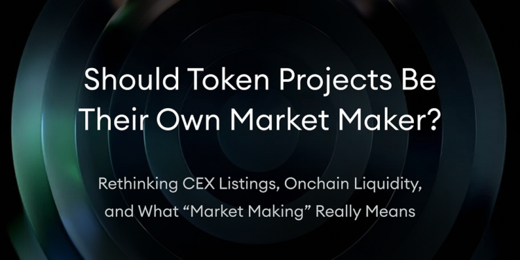 Should Token Projects Be Their Own Market Maker? Should Token Projects Be Their Own Market Maker?