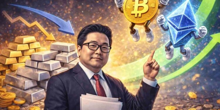 Bitmine’s Tom Lee: Crypto may surge once gold and silver cool off