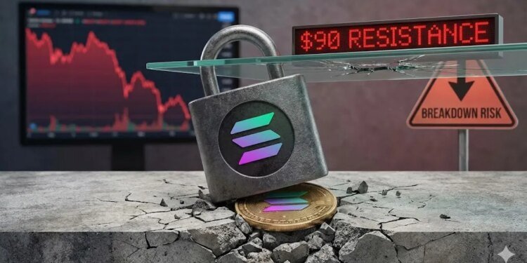 Solana (SOL) Trades Heavy Below  As Breakdown Risk Grows