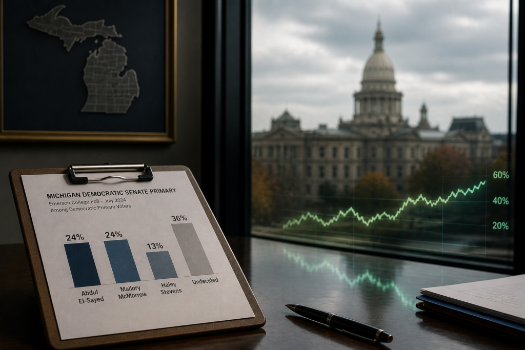 Markets Favor El-Sayed in Michigan Democratic Senate Primary as Polls Stay Split Markets Favor El-Sayed in Michigan Democratic Senate Primary as Polls Stay Split