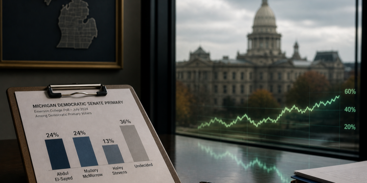 Markets Favor El-Sayed in Michigan Democratic Senate Primary as Polls Stay Split